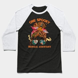 One spooky medical assistant bandana women Baseball T-Shirt